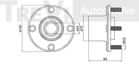 Фото WB1427 Комплект подшипника TREVI AUTOMOTIVE {forloop.counter}}