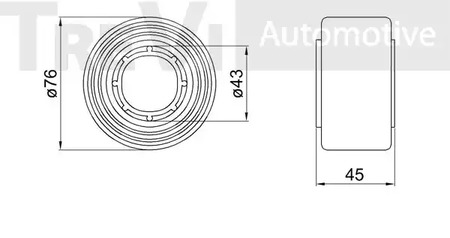 Фото WB1430 Комплект подшипника TREVI AUTOMOTIVE {forloop.counter}}