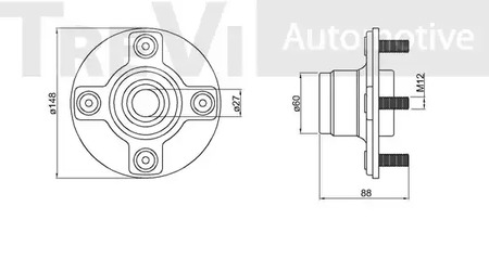 Фото WB1431 Комплект подшипника TREVI AUTOMOTIVE {forloop.counter}}