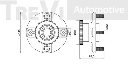 Фото WB1432 Комплект подшипника TREVI AUTOMOTIVE {forloop.counter}}