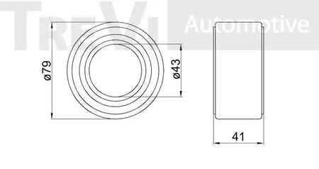 Фото WB1443 Комплект подшипника TREVI AUTOMOTIVE {forloop.counter}}