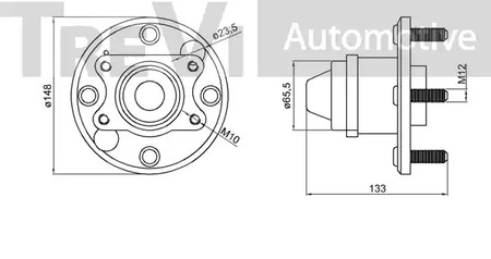 Фото WB1454 Комплект подшипника TREVI AUTOMOTIVE {forloop.counter}}