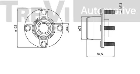 Фото WB1462 Комплект подшипника TREVI AUTOMOTIVE {forloop.counter}}