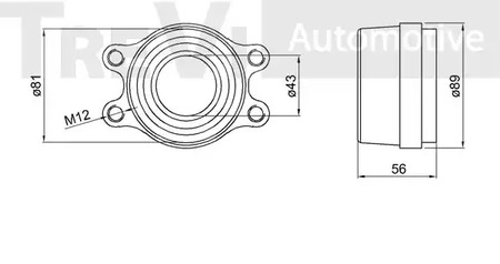 Фото WB1485 Комплект подшипника TREVI AUTOMOTIVE {forloop.counter}}