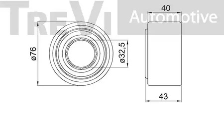 Фото WB1486 Комплект подшипника TREVI AUTOMOTIVE {forloop.counter}}