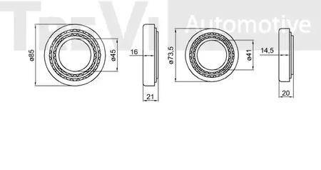 Фото WB1491 Комплект подшипника TREVI AUTOMOTIVE {forloop.counter}}