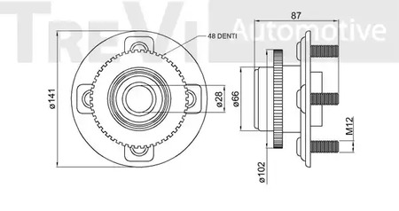 Фото WB1500 Комплект подшипника TREVI AUTOMOTIVE {forloop.counter}}