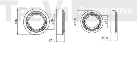 Фото WB1502 Комплект подшипника TREVI AUTOMOTIVE {forloop.counter}}