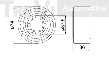 Фото WB1504 Комплект подшипника TREVI AUTOMOTIVE {forloop.counter}}