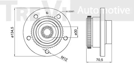 Фото WB1527 Комплект подшипника TREVI AUTOMOTIVE {forloop.counter}}