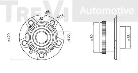 Фото WB1532 Комплект подшипника TREVI AUTOMOTIVE {forloop.counter}}