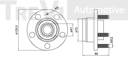 Фото WB1533 Комплект подшипника TREVI AUTOMOTIVE {forloop.counter}}