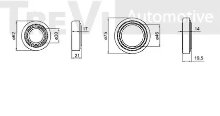 Фото WB1534 Комплект подшипника TREVI AUTOMOTIVE {forloop.counter}}