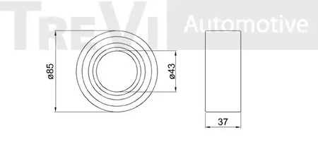 Фото WB1535 Комплект подшипника TREVI AUTOMOTIVE {forloop.counter}}