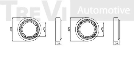 Фото WB1536 Комплект подшипника TREVI AUTOMOTIVE {forloop.counter}}