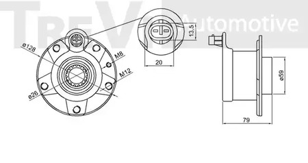 Фото WB1540 Комплект подшипника TREVI AUTOMOTIVE {forloop.counter}}