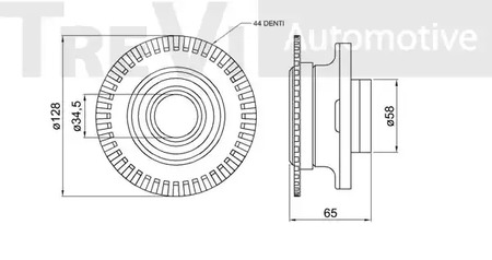 Фото WB1543 Комплект подшипника TREVI AUTOMOTIVE {forloop.counter}}