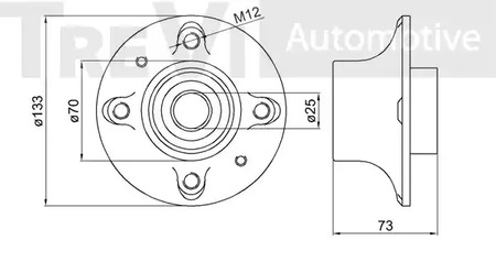 Фото WB1544 Комплект подшипника TREVI AUTOMOTIVE {forloop.counter}}