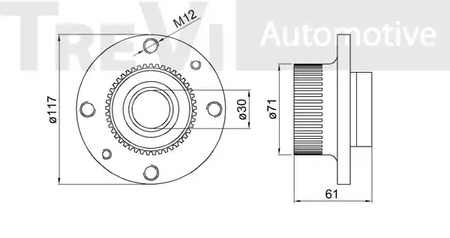 Фото WB1548 Комплект подшипника TREVI AUTOMOTIVE {forloop.counter}}