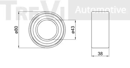 Фото WB1554 Комплект подшипника TREVI AUTOMOTIVE {forloop.counter}}