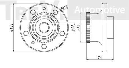 Фото WB1568 Комплект подшипника TREVI AUTOMOTIVE {forloop.counter}}