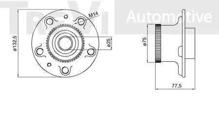 Фото WB1572 Комплект подшипника TREVI AUTOMOTIVE {forloop.counter}}