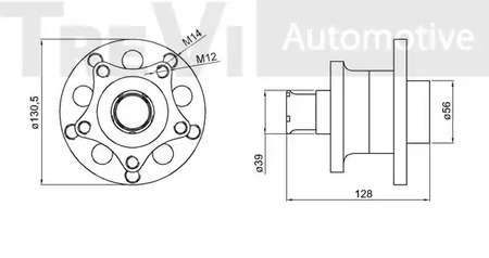 Фото WB1591 Комплект подшипника TREVI AUTOMOTIVE {forloop.counter}}