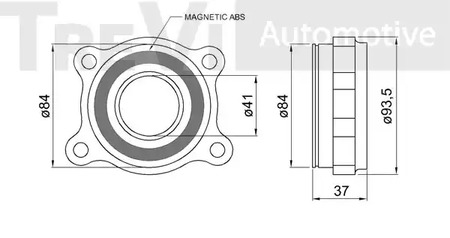 Фото WB1603 Комплект подшипника TREVI AUTOMOTIVE {forloop.counter}}