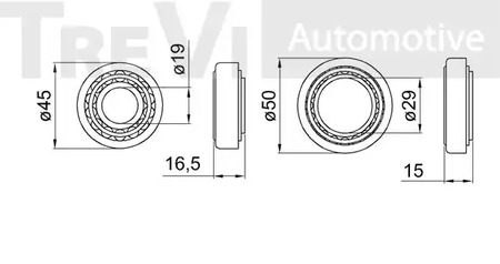 Фото WB1615 Комплект подшипника TREVI AUTOMOTIVE {forloop.counter}}