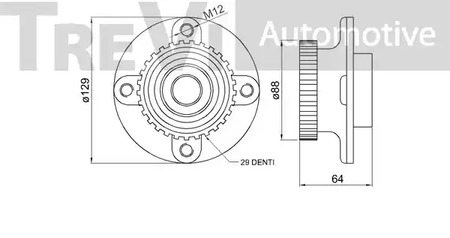 Фото WB1639 Комплект подшипника TREVI AUTOMOTIVE {forloop.counter}}