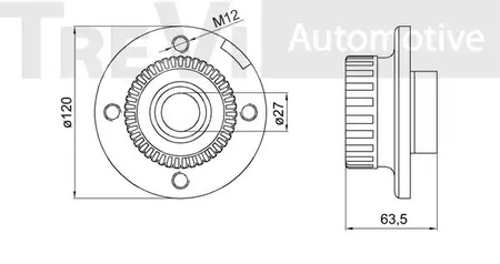 Фото WB1641 Комплект подшипника TREVI AUTOMOTIVE {forloop.counter}}