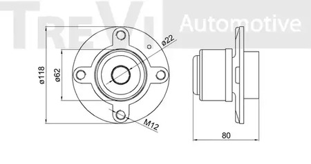 Фото WB1643 Комплект подшипника TREVI AUTOMOTIVE {forloop.counter}}