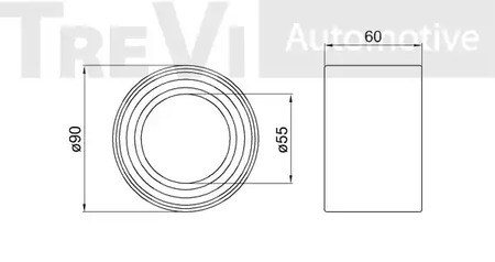 Фото WB1645 Комплект подшипника TREVI AUTOMOTIVE {forloop.counter}}