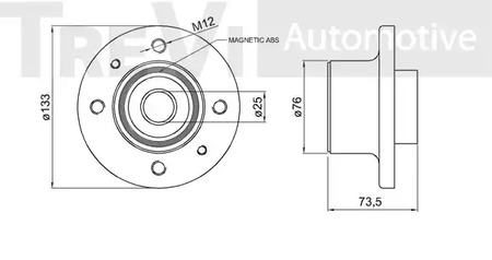 Фото WB1652 Комплект подшипника TREVI AUTOMOTIVE {forloop.counter}}