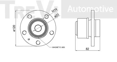 Фото WB1660 Комплект подшипника TREVI AUTOMOTIVE {forloop.counter}}