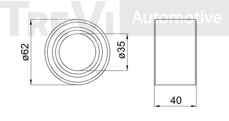 Фото WB1663 Комплект подшипника TREVI AUTOMOTIVE {forloop.counter}}