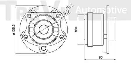 Фото WB1665 Комплект подшипника TREVI AUTOMOTIVE {forloop.counter}}