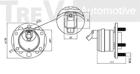 Фото WB1667 Комплект подшипника TREVI AUTOMOTIVE {forloop.counter}}