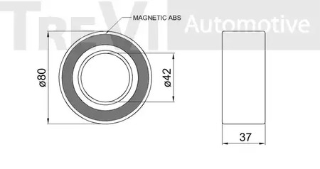 Фото WB1669 Комплект подшипника TREVI AUTOMOTIVE {forloop.counter}}