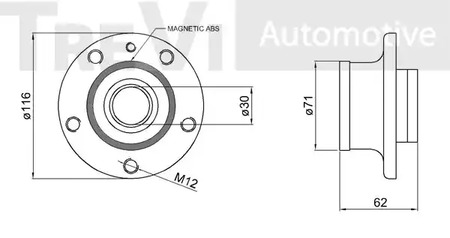 Фото WB1683 Комплект подшипника TREVI AUTOMOTIVE {forloop.counter}}