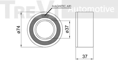 Фото WB1684 Комплект подшипника TREVI AUTOMOTIVE {forloop.counter}}