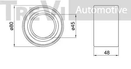 Фото WB1695 Комплект подшипника TREVI AUTOMOTIVE {forloop.counter}}