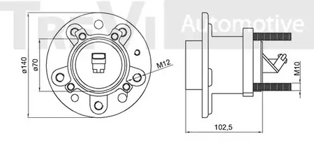 Фото WB1701 Комплект подшипника TREVI AUTOMOTIVE {forloop.counter}}