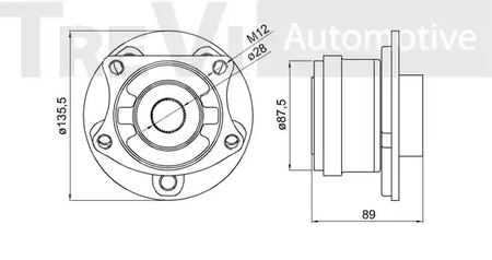 Фото WB1706 Комплект подшипника TREVI AUTOMOTIVE {forloop.counter}}