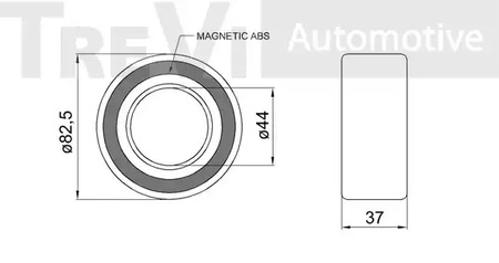 Фото WB1707 Комплект подшипника TREVI AUTOMOTIVE {forloop.counter}}