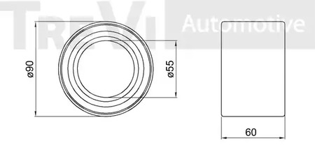 Фото WB1710 Комплект подшипника TREVI AUTOMOTIVE {forloop.counter}}