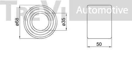 Фото WB1719 Комплект подшипника TREVI AUTOMOTIVE {forloop.counter}}