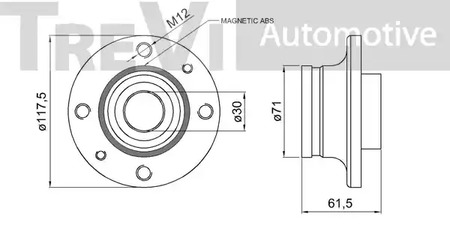 Фото WB1732 Комплект подшипника TREVI AUTOMOTIVE {forloop.counter}}