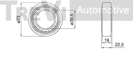 Фото WB1738 Комплект подшипника TREVI AUTOMOTIVE {forloop.counter}}