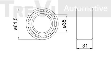 Фото WB1739 Комплект подшипника TREVI AUTOMOTIVE {forloop.counter}}